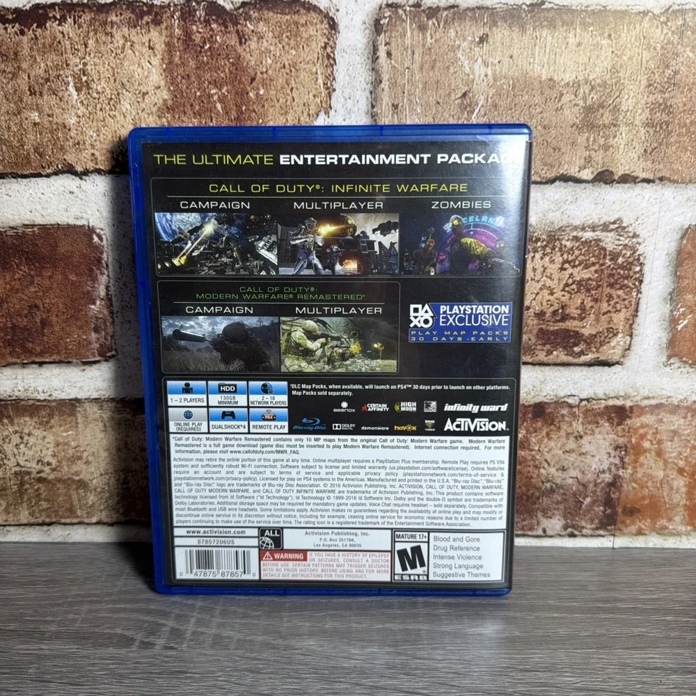 Call of Duty: Infinite Warfare Legacy Edition PS4 -PlayStation 4 Tested Complete